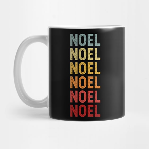 Noel Name Vintage Retro Gift Named Noel by CoolDesignsDz